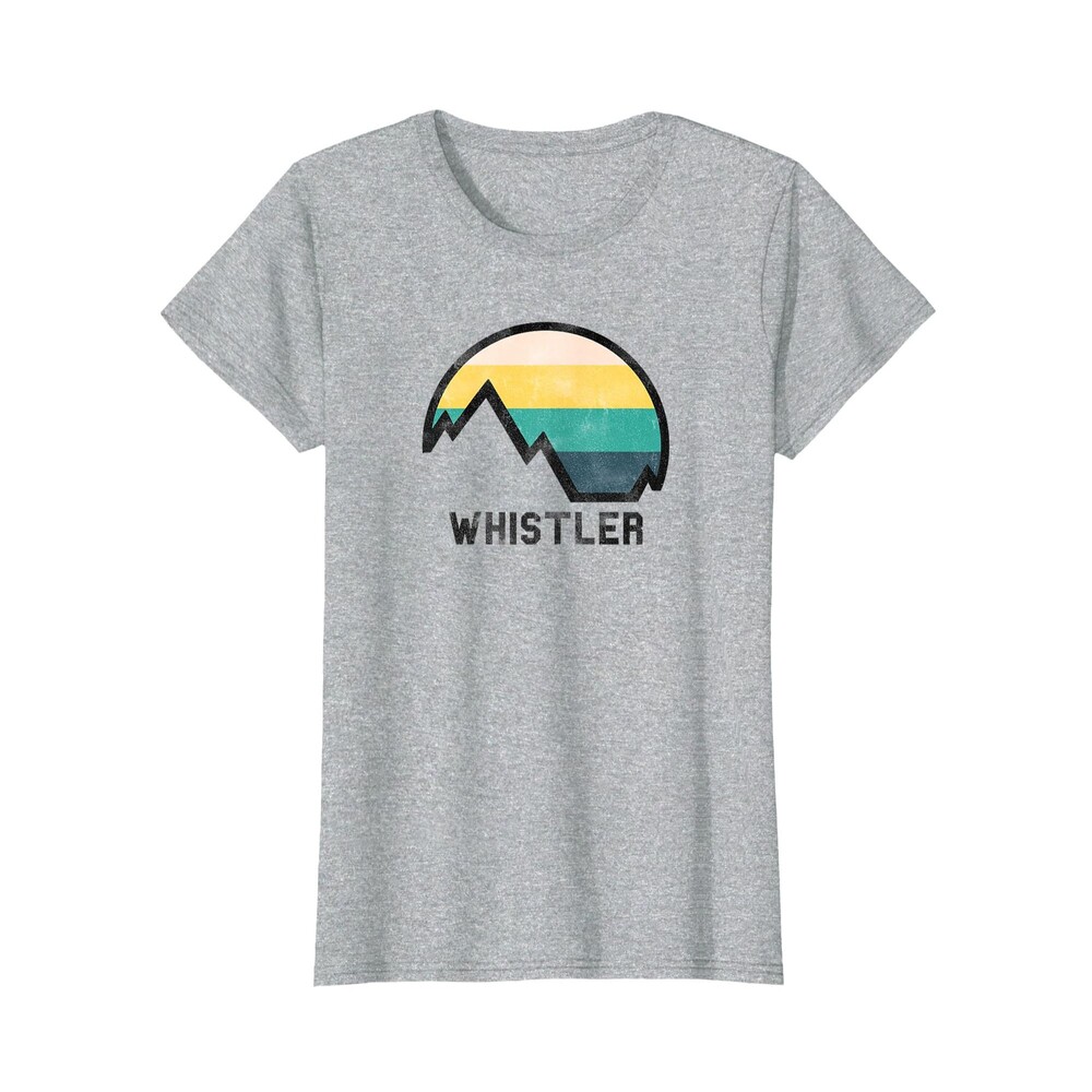 Vintage Retro Whistler Canada T-Shirt Hiking T-Shirt, Size Small